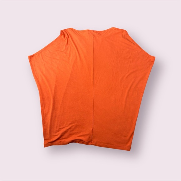 Michael Kors Flowy Burnt Orange Tank - Picture 3 of 4